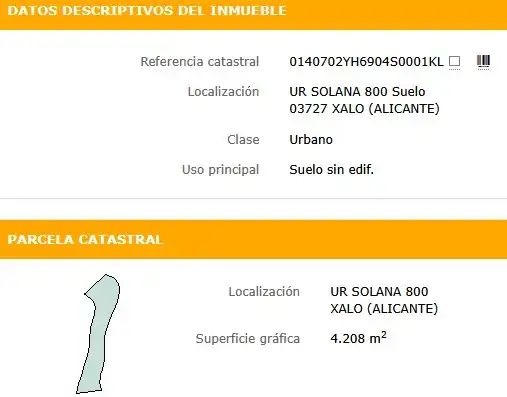 Rural land for sale in Urbanización Solana 941, imagen 7