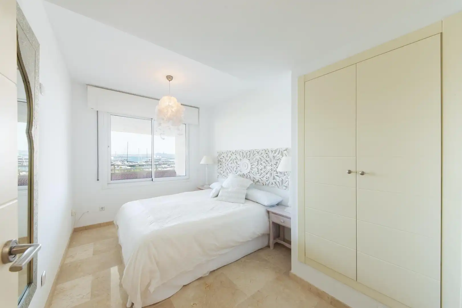 Schlafzimmer von Wohnung zur Miete in  Palma de Mallorca mit Klimaanlage, Heizung und Terrasse
