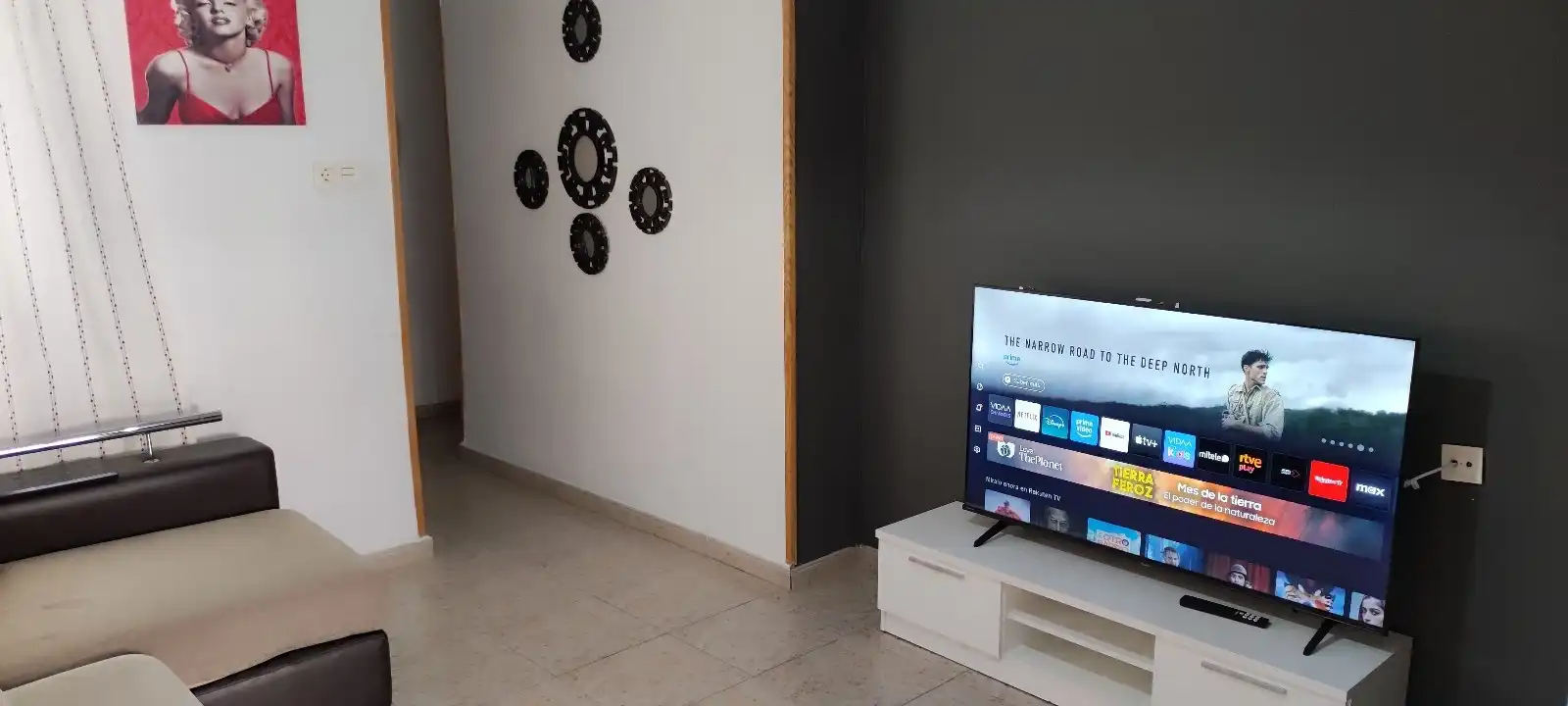 Sala de estar de Piso de alquiler en Mazarrón con Calefacción, Amueblado y Horno