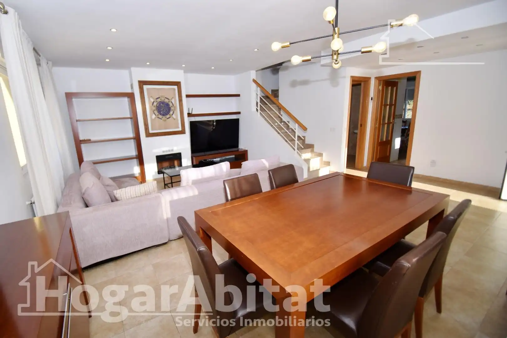 Sala d'estar de Casa o xalet en venda en Borriol amb Calefacció, Jardí privat i Terrassa