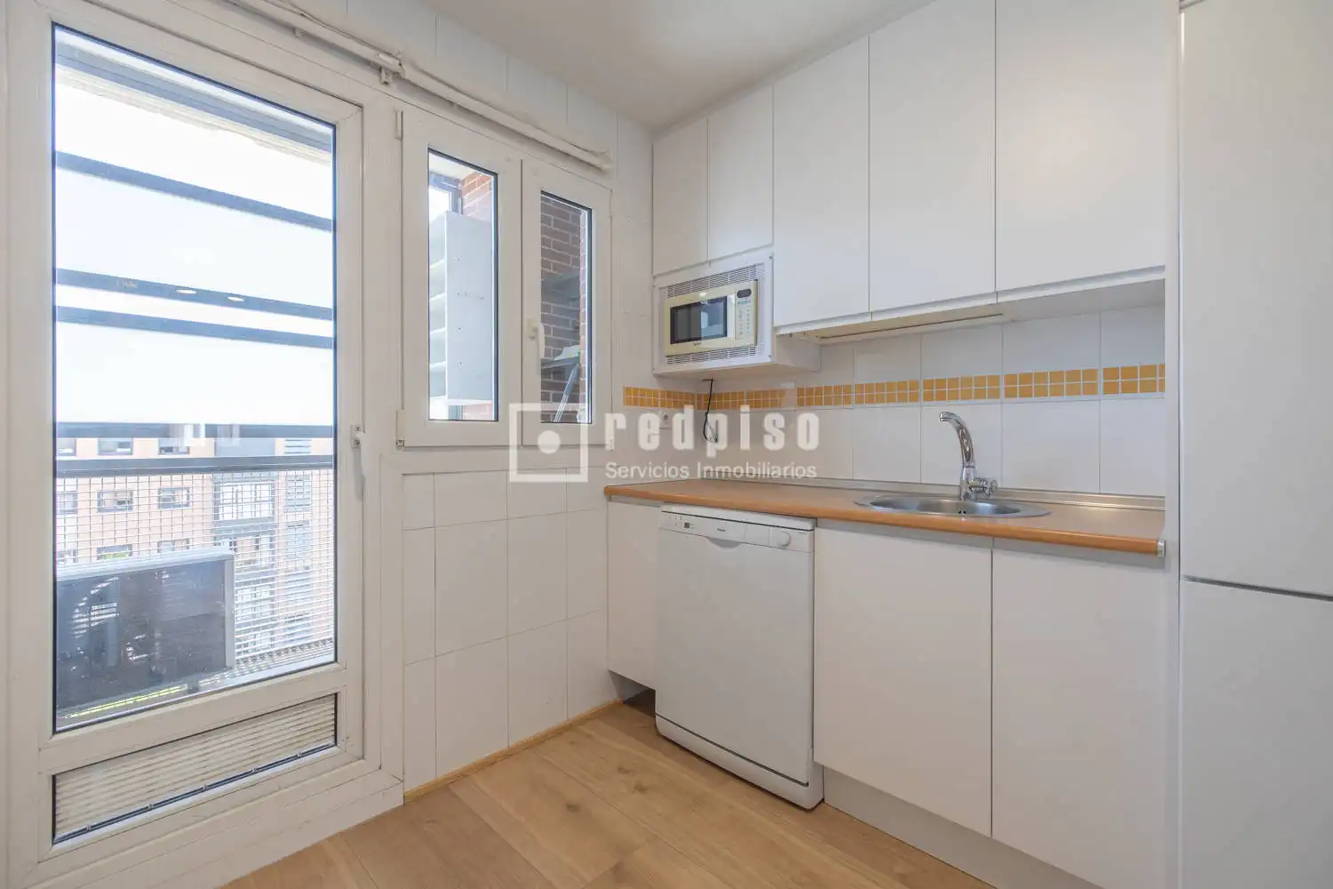 Kitchen of Flat for sale in Madrid  with Air Conditioner, Heating and Private garden