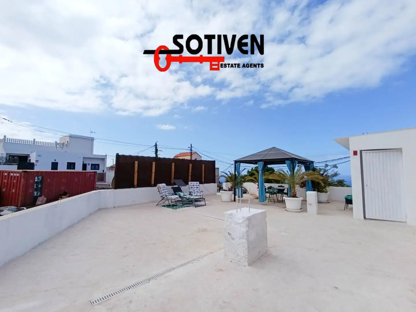 Vista exterior de Casa o chalet en venta en Adeje con Jardín privado y Terraza