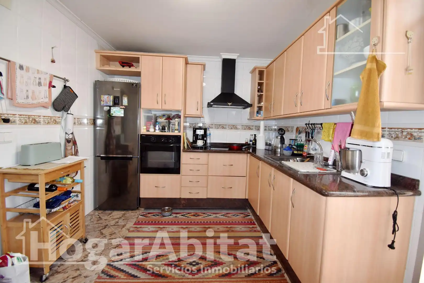 Kitchen of Flat for sale in Miramar  with Air Conditioner and Balcony