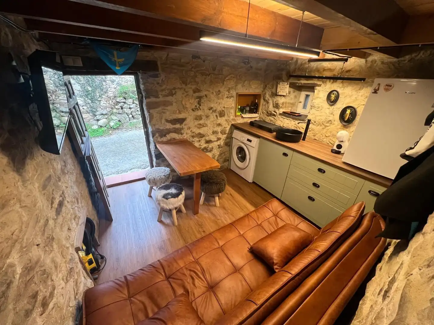 Kitchen of Houses for sale in Cangas de Onís  with Private garden, Terrace and Furnished