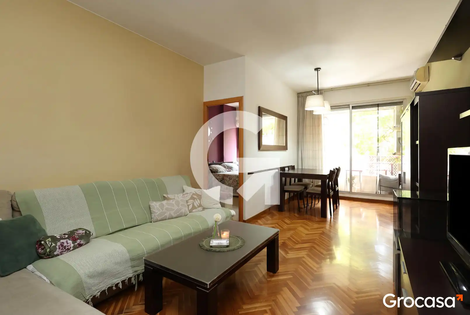 Sala de estar de Piso en venta en Barcelona con Aire acondicionado, Calefacción y Horno