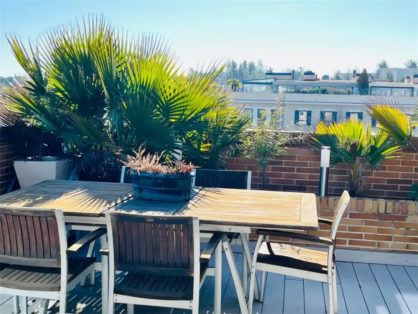 Terraza de Dúplex en venta en Madrid con Aire acondicionado y Piscina