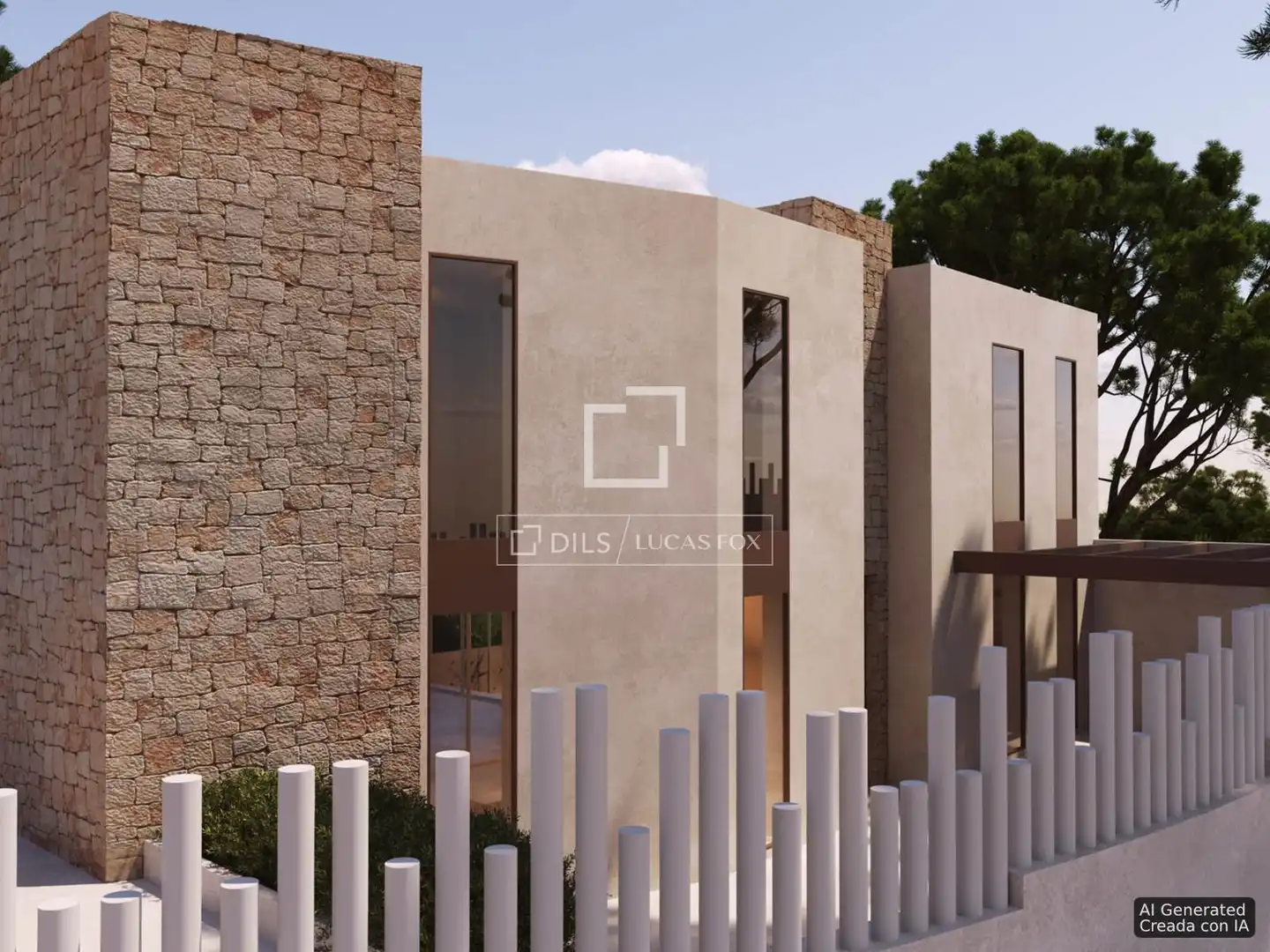 Vista exterior de Casa o chalet en venta en Santa Eulària des Riu con Aire acondicionado, Calefacción y Jardín privado
