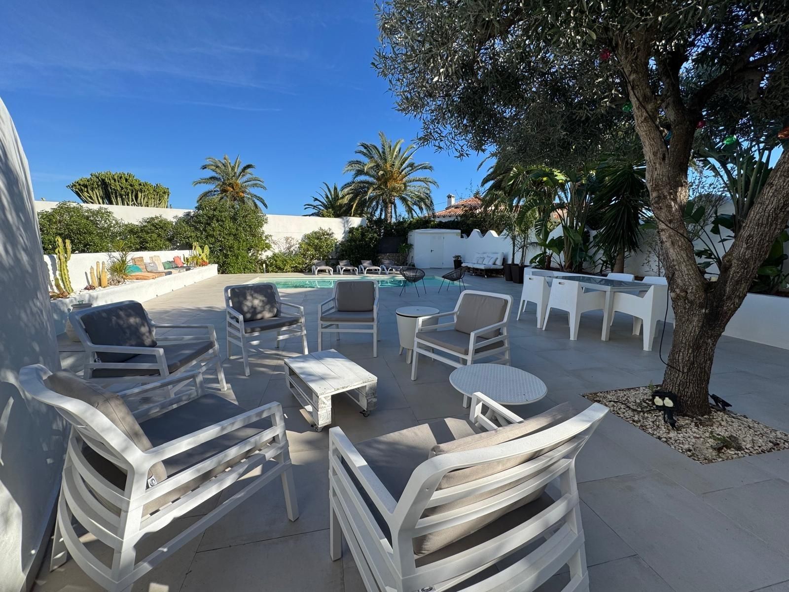 Terrassa de Casa o xalet en venda en Dénia amb Aire condicionat, Jardí privat i Terrassa