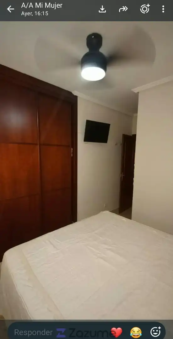 Bedroom of Flat for rent in Mairena del Aljarafe  with Air Conditioner, Furnished and Oven