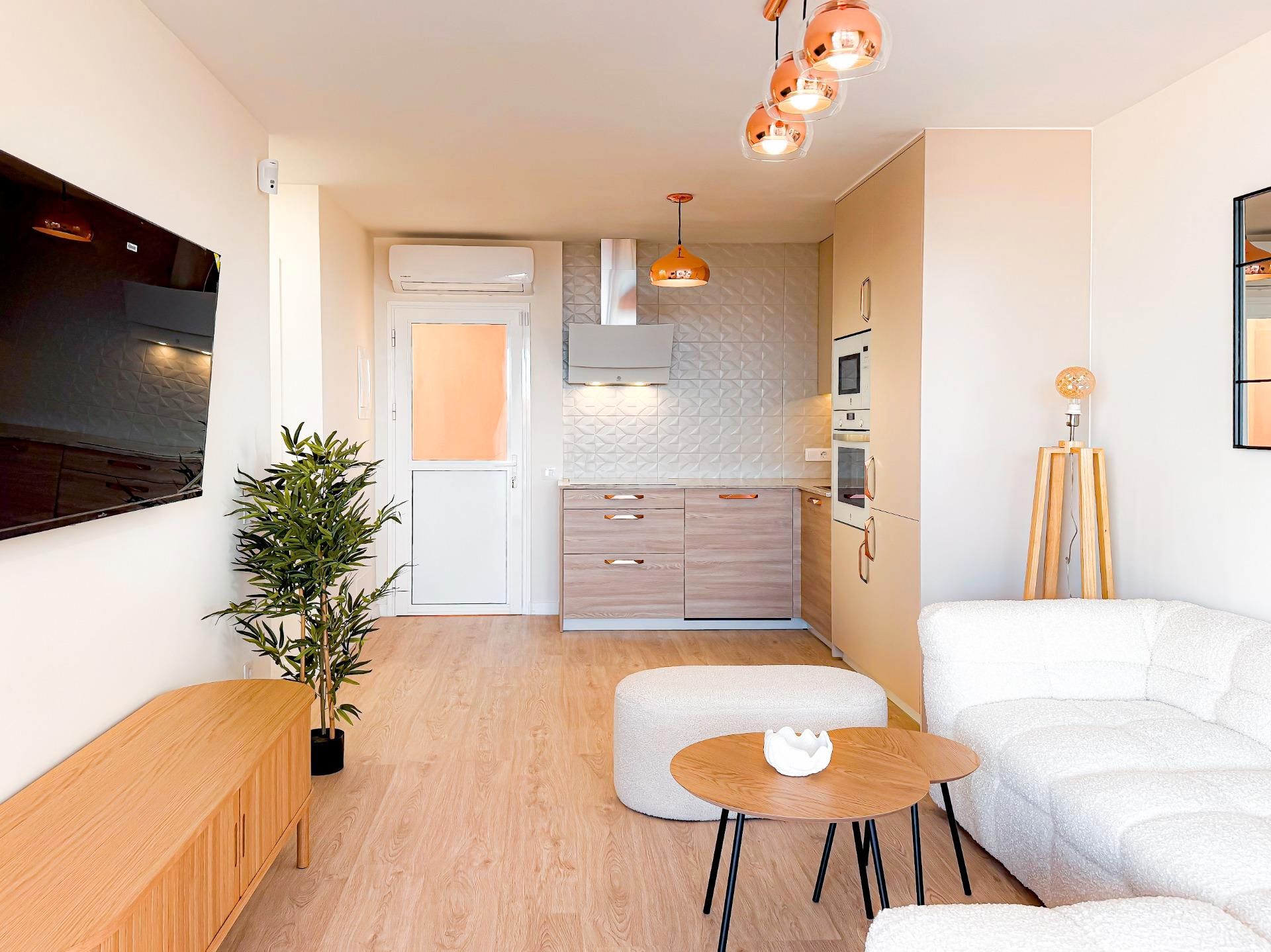 Living room of Apartments for sale in Adeje  with Air Conditioner, Private garden and Terrace