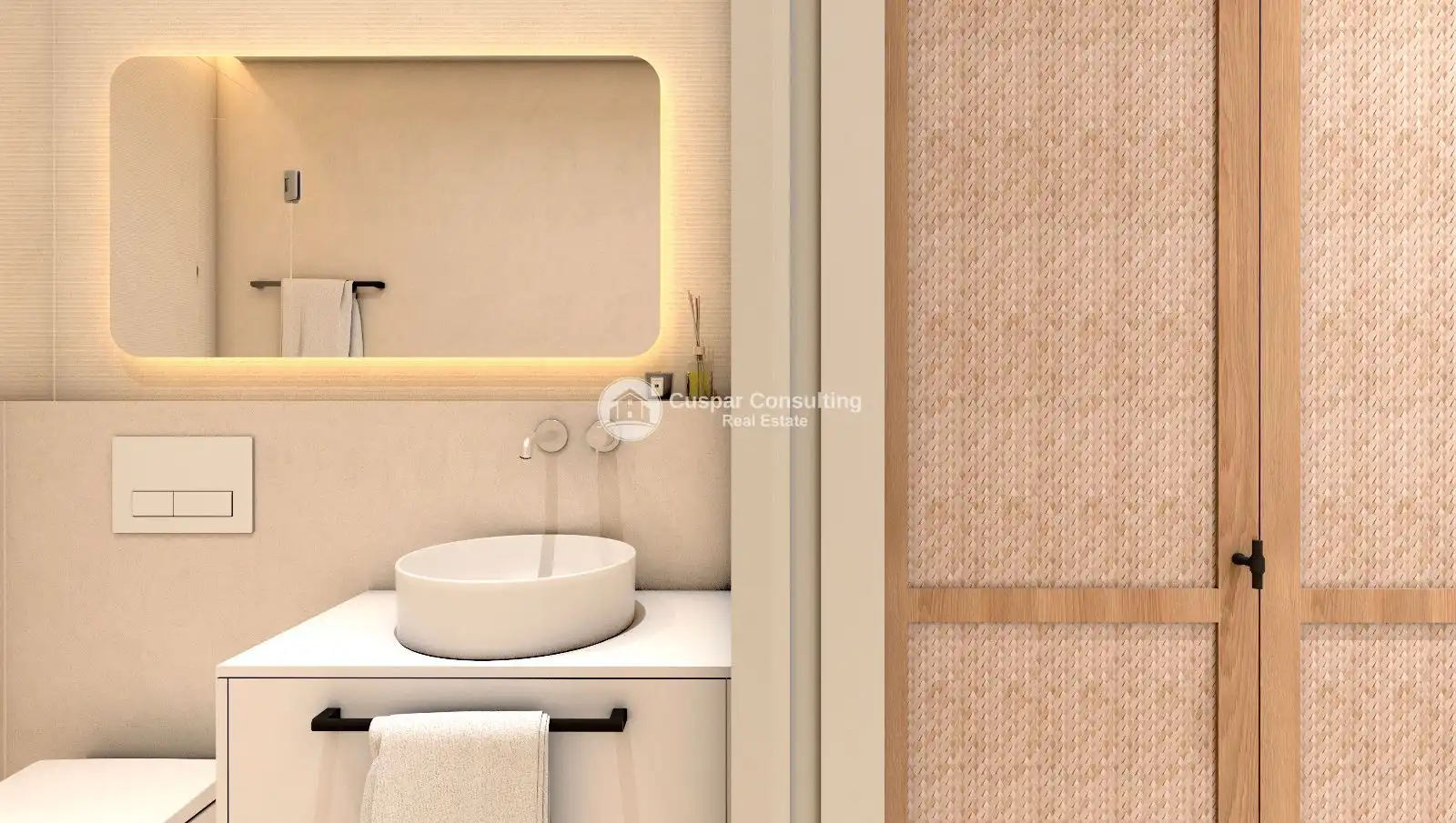 Bany de Apartament en venda en Pilar de la Horadada amb Aire condicionat, Calefacció i Jardí privat