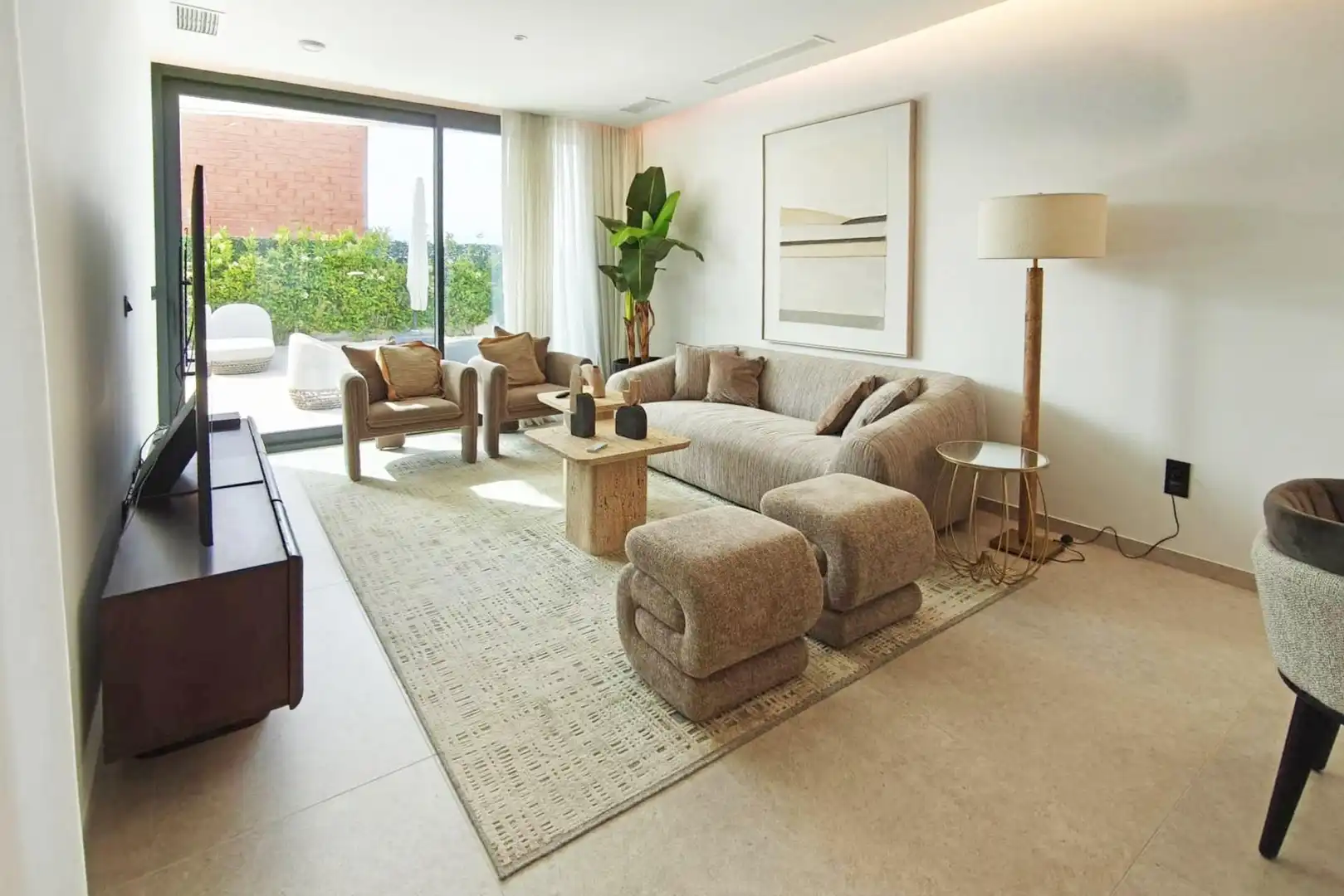 Sala d'estar de Casa o xalet en venda en La Nucia amb Aire condicionat, Calefacció i Jardí privat