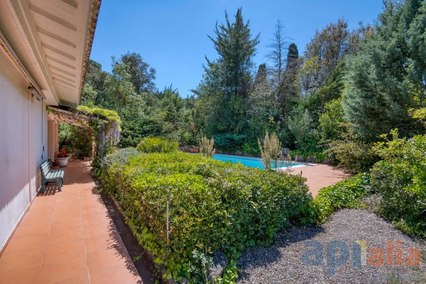 Jardí de Casa o xalet en venda en Santa Cristina d'Aro amb Calefacció, Jardí privat i Terrassa
