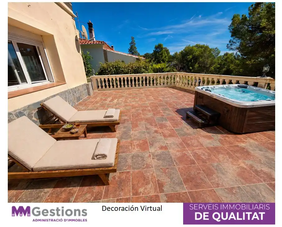 Terrace of Detached homes for sale in Mediona  with Private garden, Terrace and Storage room