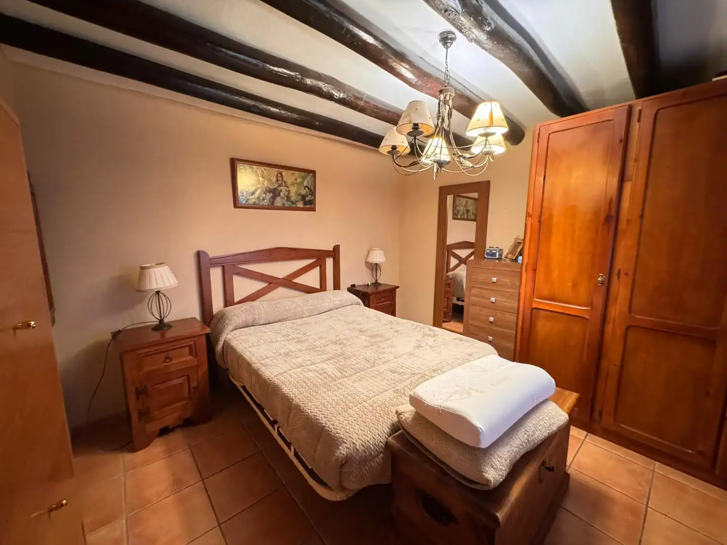 Habitación de Finca rústica en venta en Villanueva del Trabuco con Jardín privado, Trastero y Piscina