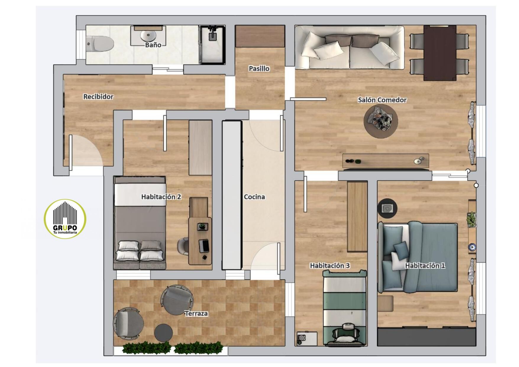 Flat for sale in Esplugues de Llobregat