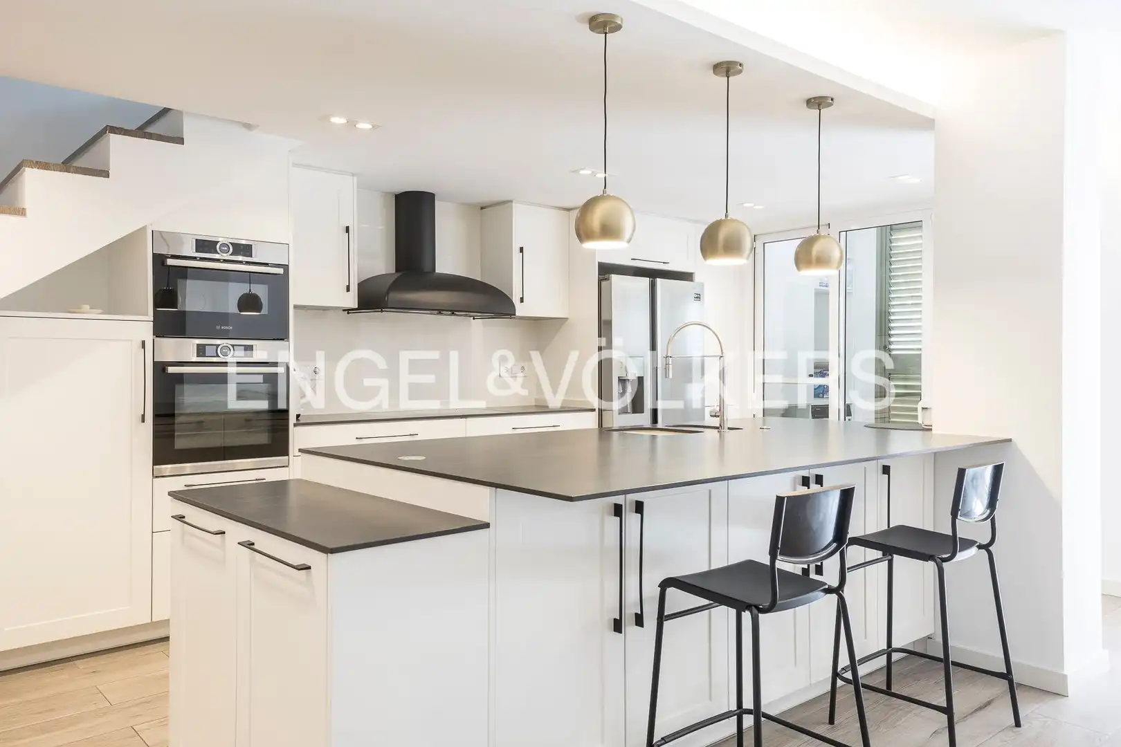Kitchen of Duplexes for rent in Barcelona  with Air Conditioner, Heating and Parquet flooring