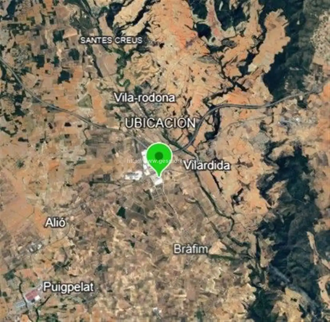 Außenansicht von Fabrikhallen zum Verkauf in Alió, Tarragona