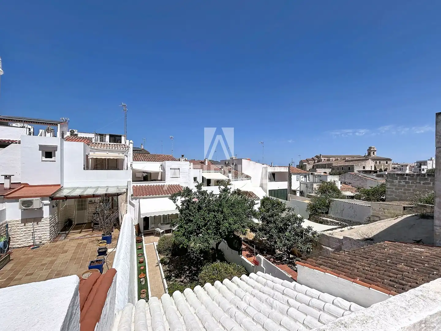 Exterior view of Houses for sale in Maó - Mahón  with Terrace