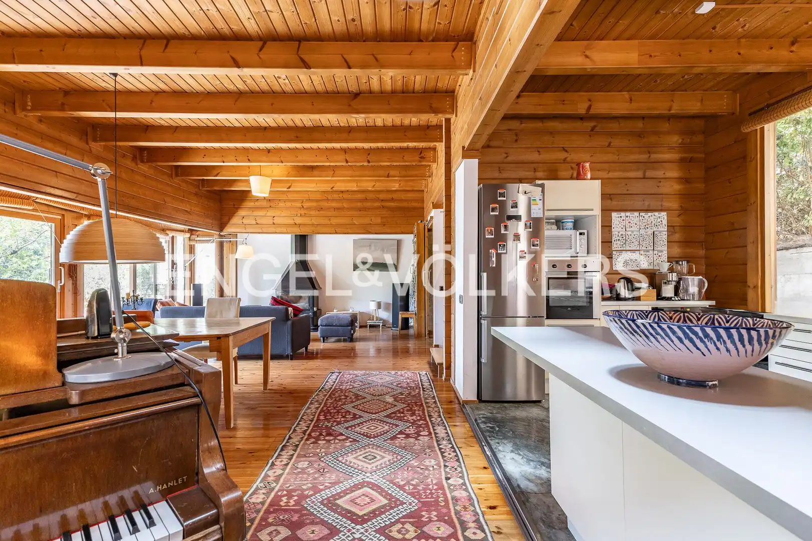 Cocina de Casa o chalet en venta en Barcelona con Calefacción, Jardín privado y Parquet