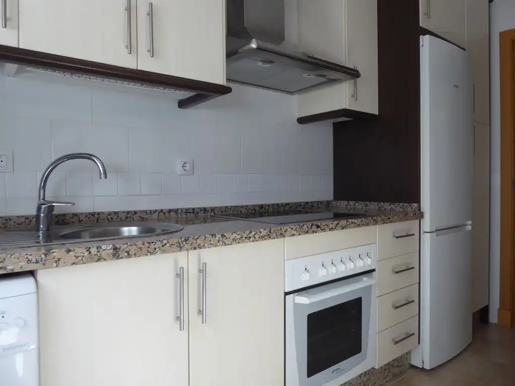 Kitchen of Flat for sale in Jerez de la Frontera  with Air Conditioner, Parquet flooring and Furnished