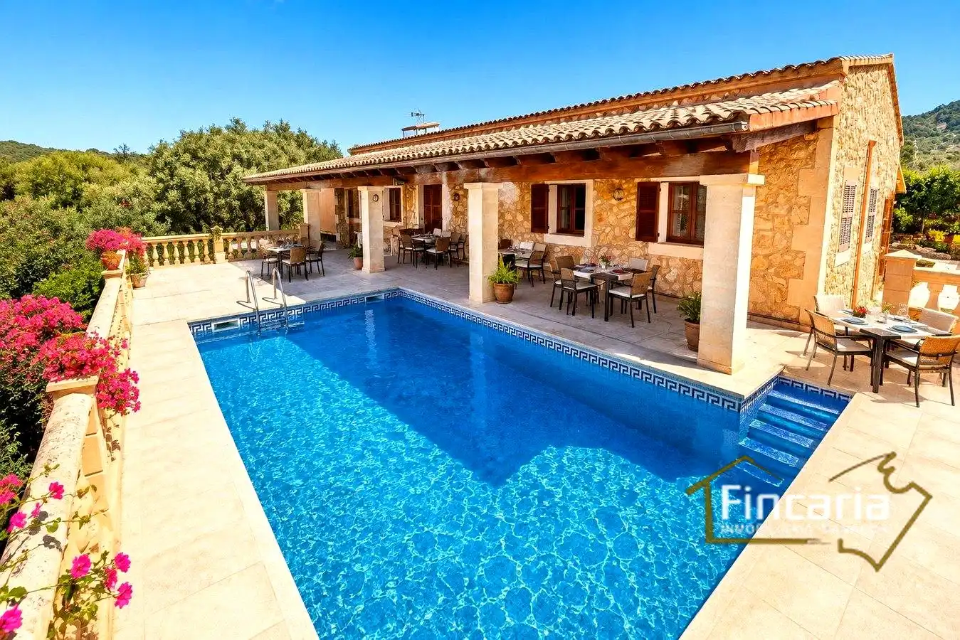 Swimming pool of Country homes for sale in Manacor  with Air Conditioner, Private garden and Terrace