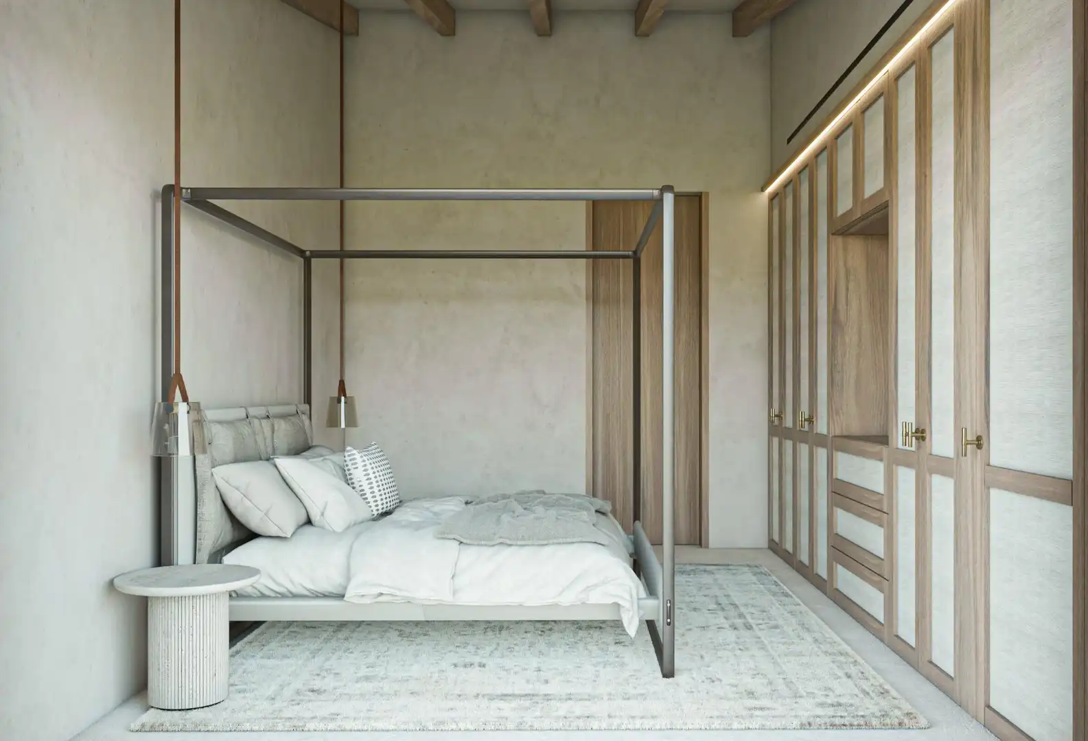 Schlafzimmer von Country house zum Verkauf in Artà mit Klimaanlage, Heizung und Privatgarten