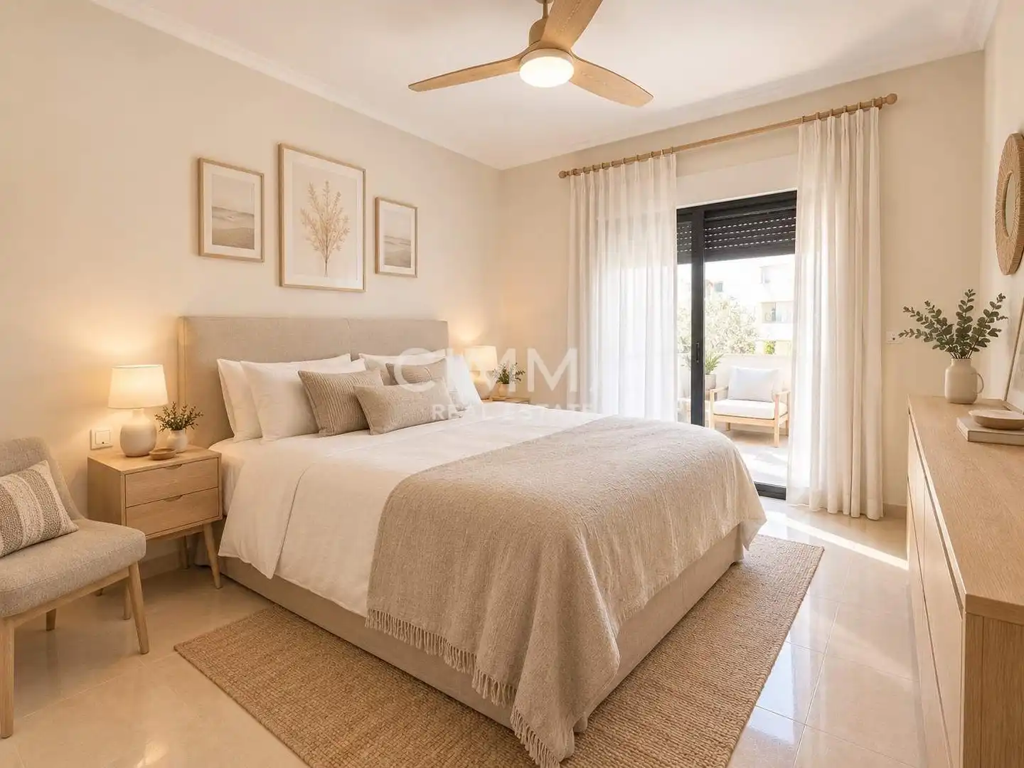 Schlafzimmer von Erdgeschoss zum Verkauf in Villajoyosa / La Vila Joiosa mit Privatgarten, Terrasse und Schwimmbad
