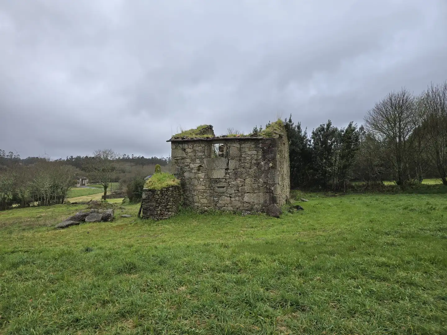 Vista exterior de Finca rústica en venda en Cerceda amb Jardí privat