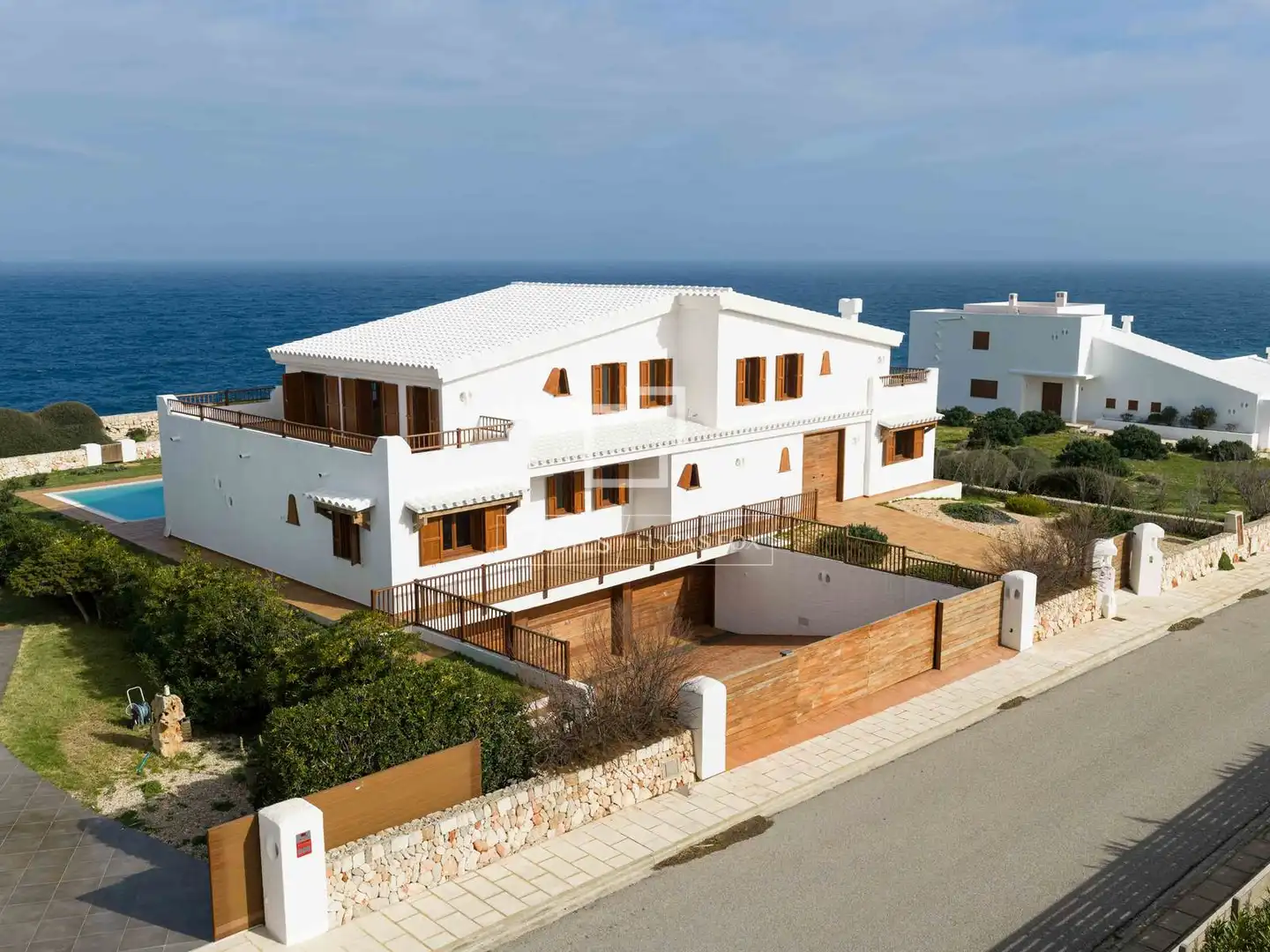 Außenansicht von Haus oder Chalet zum Verkauf in Ciutadella de Menorca mit Privatgarten, Terrasse und Schwimmbad
