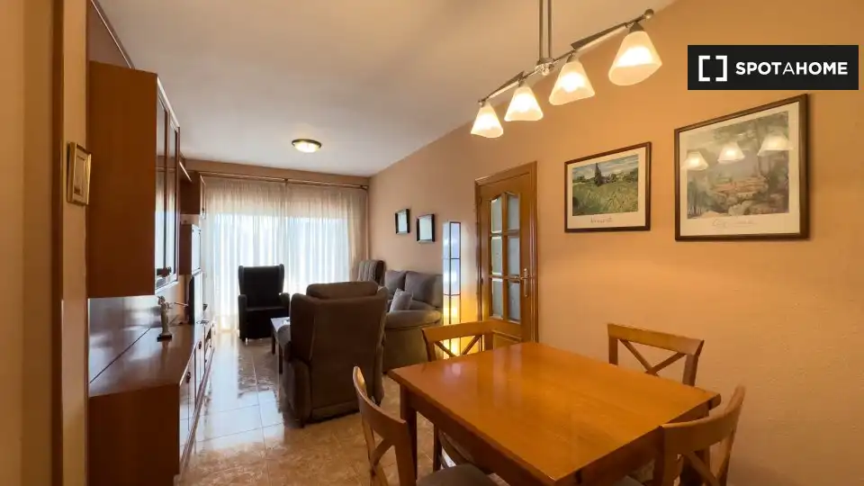 Dining room of Apartments for share in Barcelona  with Air Conditioner, Terrace and Furnished
