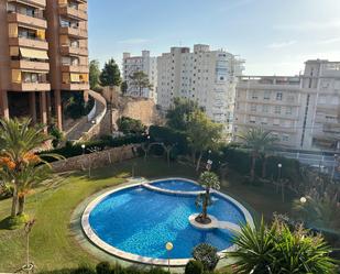 Swimming pool of Flat for sale in Villajoyosa / La Vila Joiosa  with Terrace, Furnished and Community pool