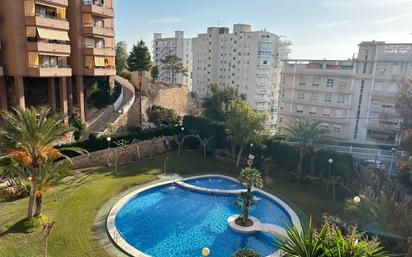 Swimming pool of Flat for sale in Villajoyosa / La Vila Joiosa  with Terrace, Furnished and Community pool
