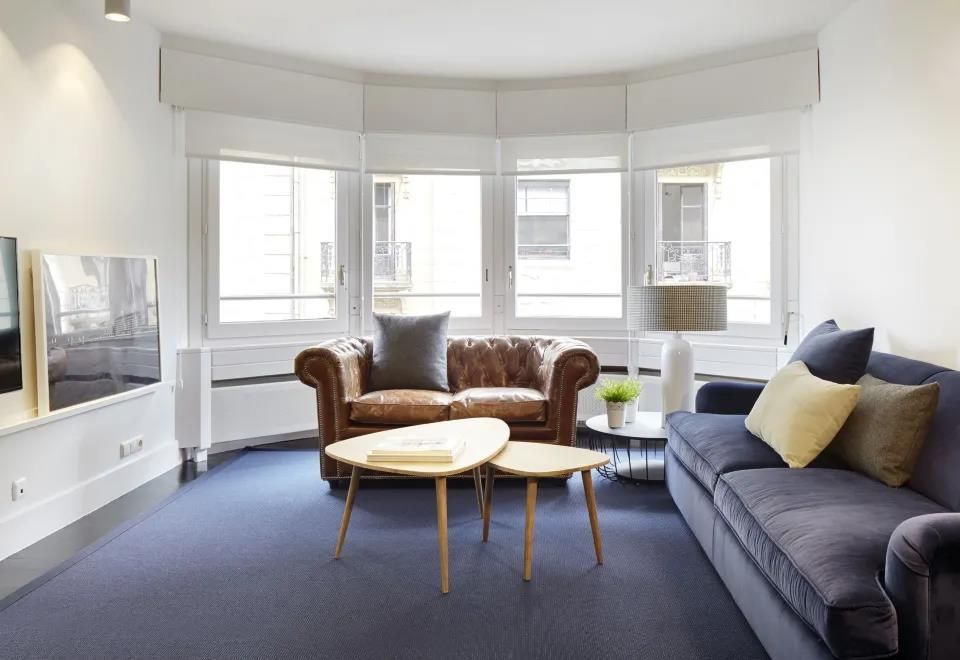 Sala de estar de Piso de alquiler en Donostia - San Sebastián  con Calefacción, Amueblado y Lavadora