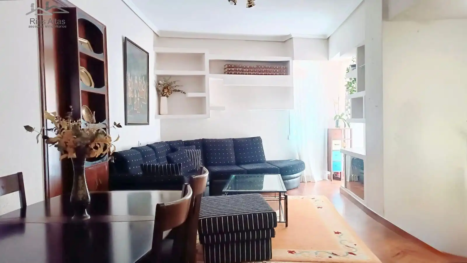 Living room of Flat for sale in A Coruña Capital   with Heating and Furnished