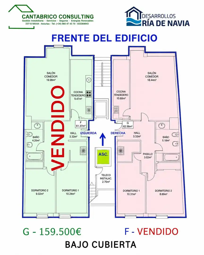 Piso en venta en Coaña con Calefacción