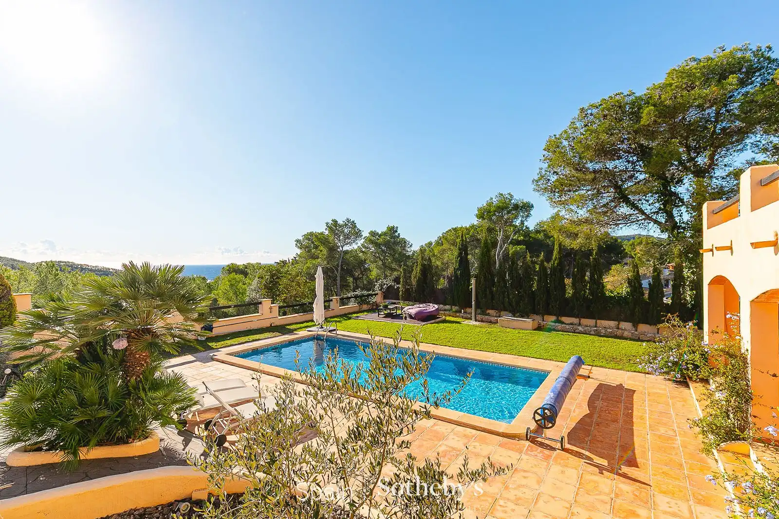 Jardín de Casa o chalet en venta en Olivella con Aire acondicionado, Calefacción y Jardín privado