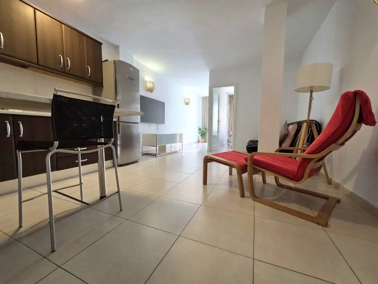 Sala de estar de Piso de alquiler en Granadilla de Abona con Amueblado y Balcón