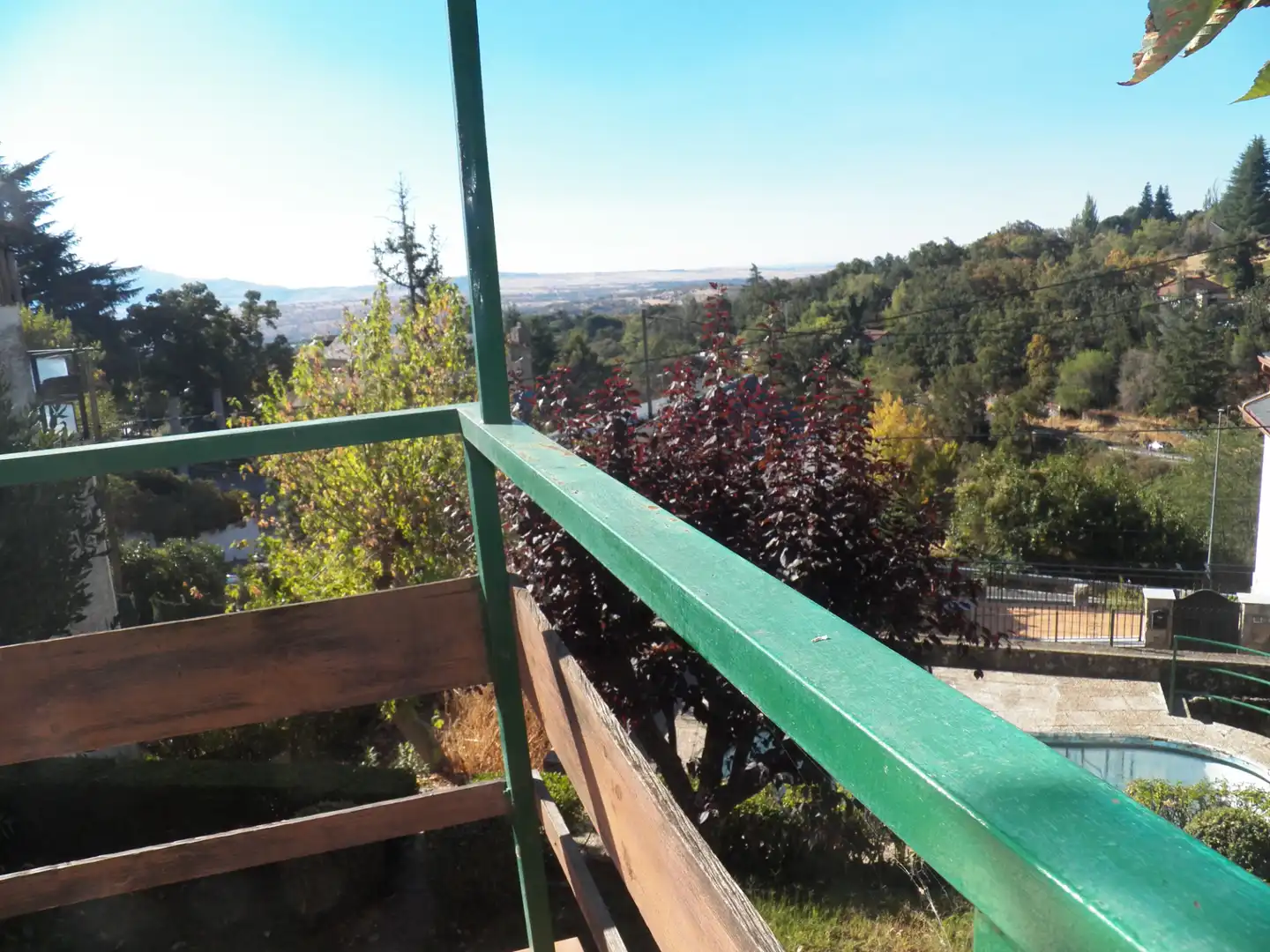 Balcony of Detached homes for sale in Miraflores de la Sierra  with Private garden and Swimming Pool