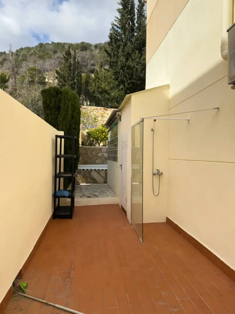 Jardí de Casa adosada en venda en Calpe / Calp amb Aire condicionat, Terrassa i Moblat