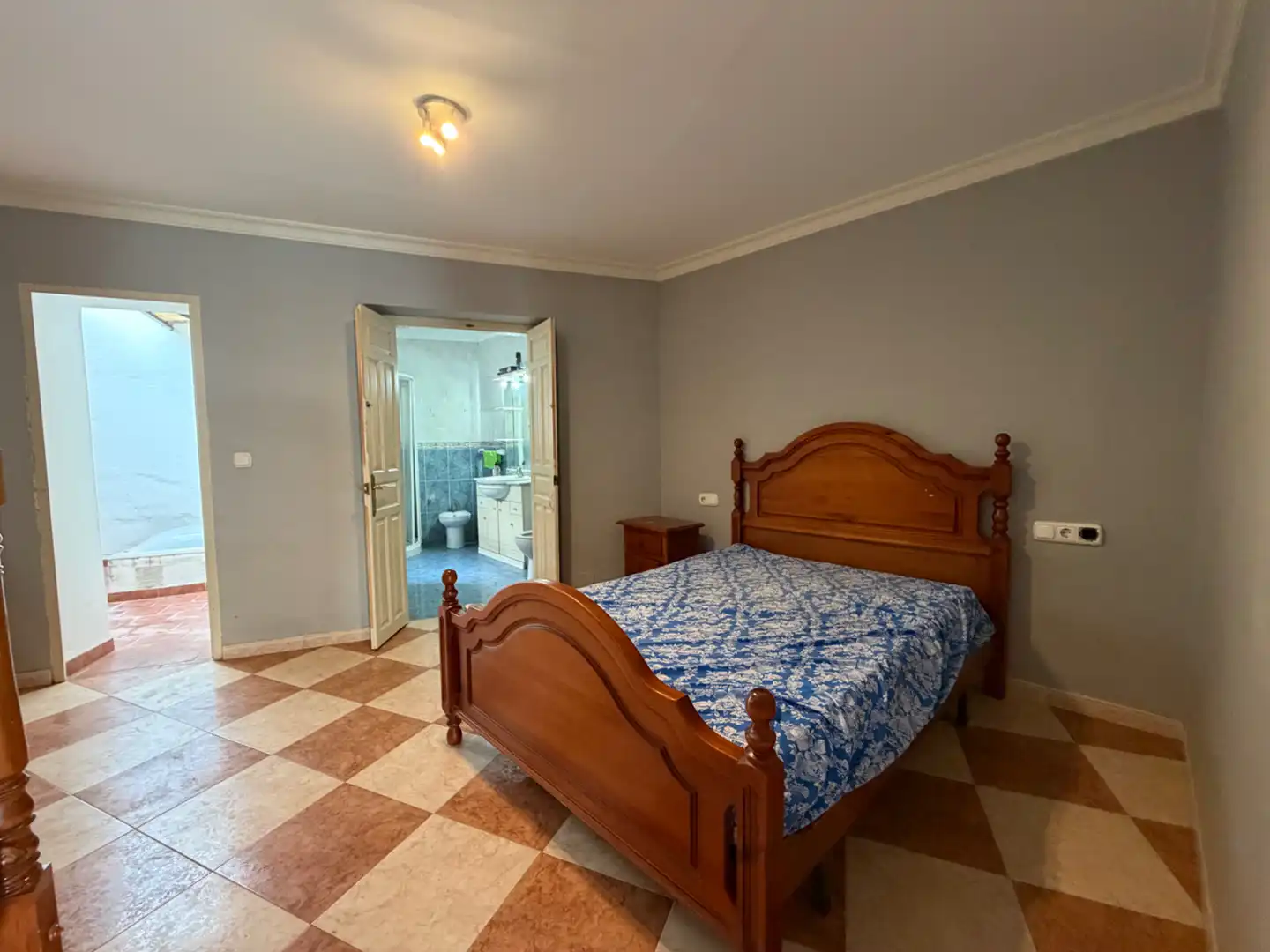 Dormitori de Casa adosada en venda en Álora amb Aire condicionat, Terrassa i Moblat