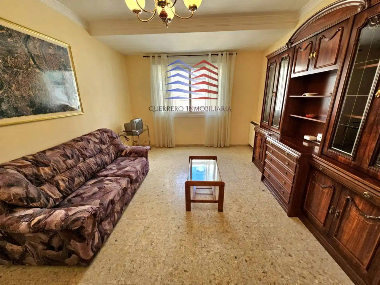 Living room of Flat for rent in Ourense Capital   with Heating, Furnished and Balcony