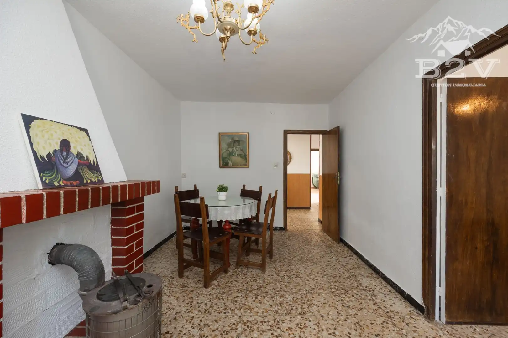Menjador de Casa o xalet en venda en Robregordo amb Calefacció i Traster