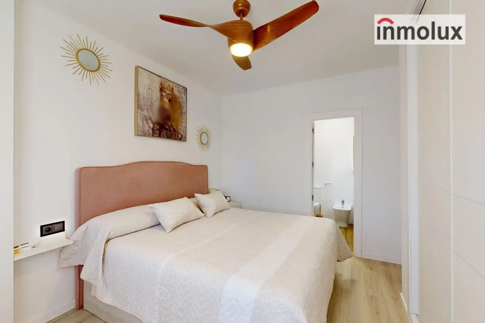 Schlafzimmer von Haus oder Chalet zum Verkauf in Castalla mit Klimaanlage, Heizung und Terrasse