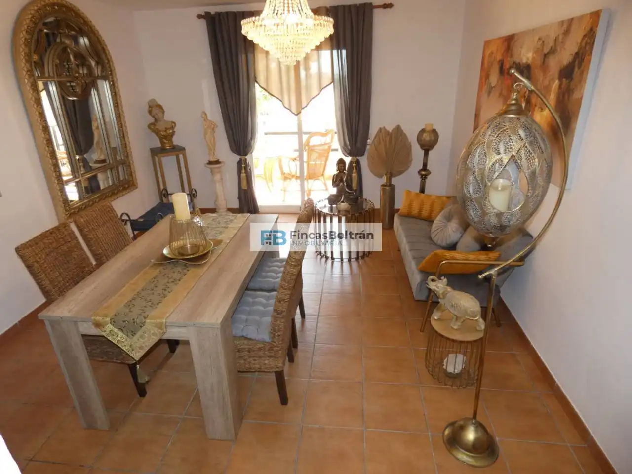 Comedor de Casa o chalet en venta en Peñíscola / Peníscola con Jardín privado, Terraza y Amueblado