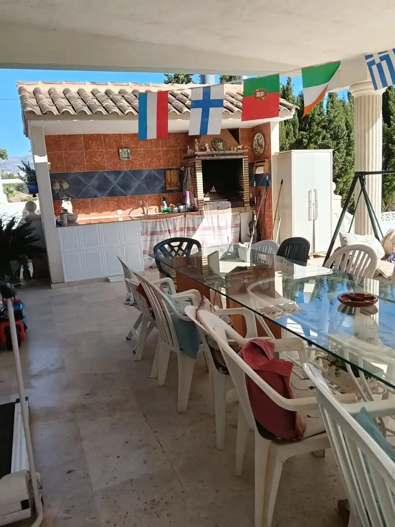 Kitchen of Houses for sale in L'Alfàs del Pi  with Air Conditioner, Private garden and Terrace