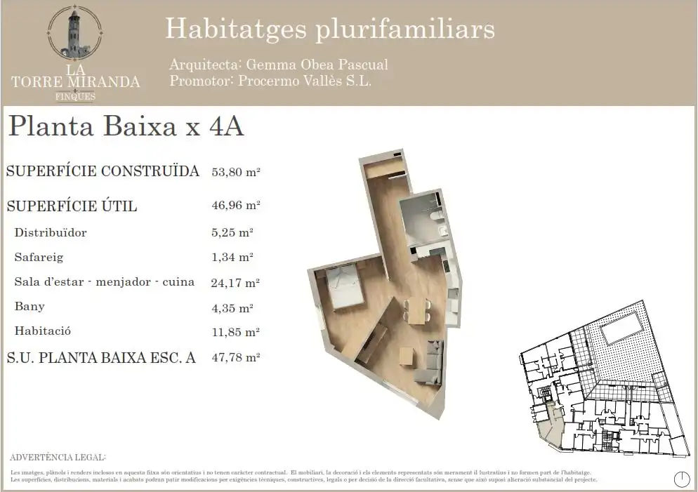 Planta baja en venta en Carrer Montseny, 19, Llinars del Vallès