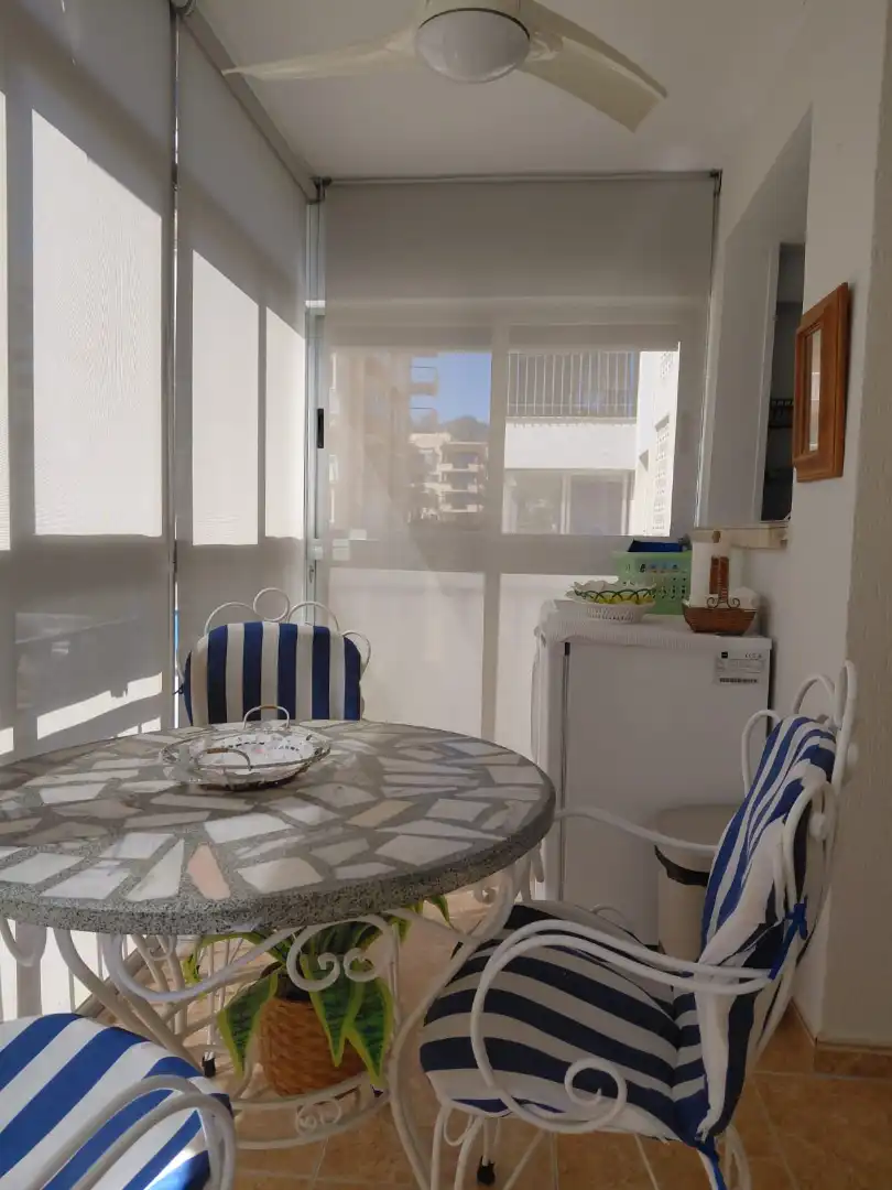 Terrassa de Apartament de lloguer en Benicasim / Benicàssim amb Terrassa, Moblat i Es permeten mascotes