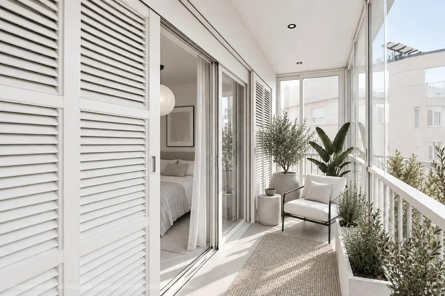 Balcony of Flat for sale in  Palma de Mallorca  with Air Conditioner, Private garden and Terrace