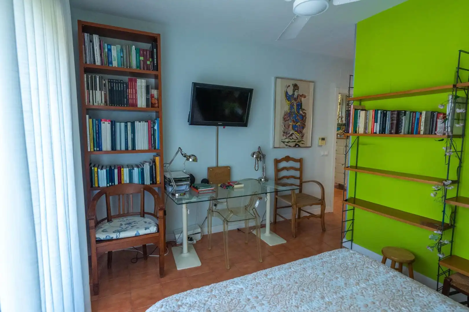Schlafzimmer von Haus oder Chalet zum Verkauf in Madrid mit Klimaanlage, Heizung und Privatgarten